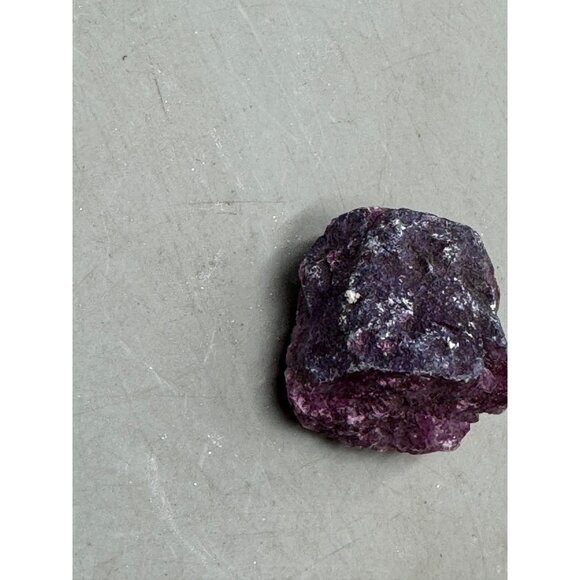 Raw Purple Rough Gemstone Specimen For Collectors Jewelry Making 1.5x1.5" READ - Picture 7 of 8